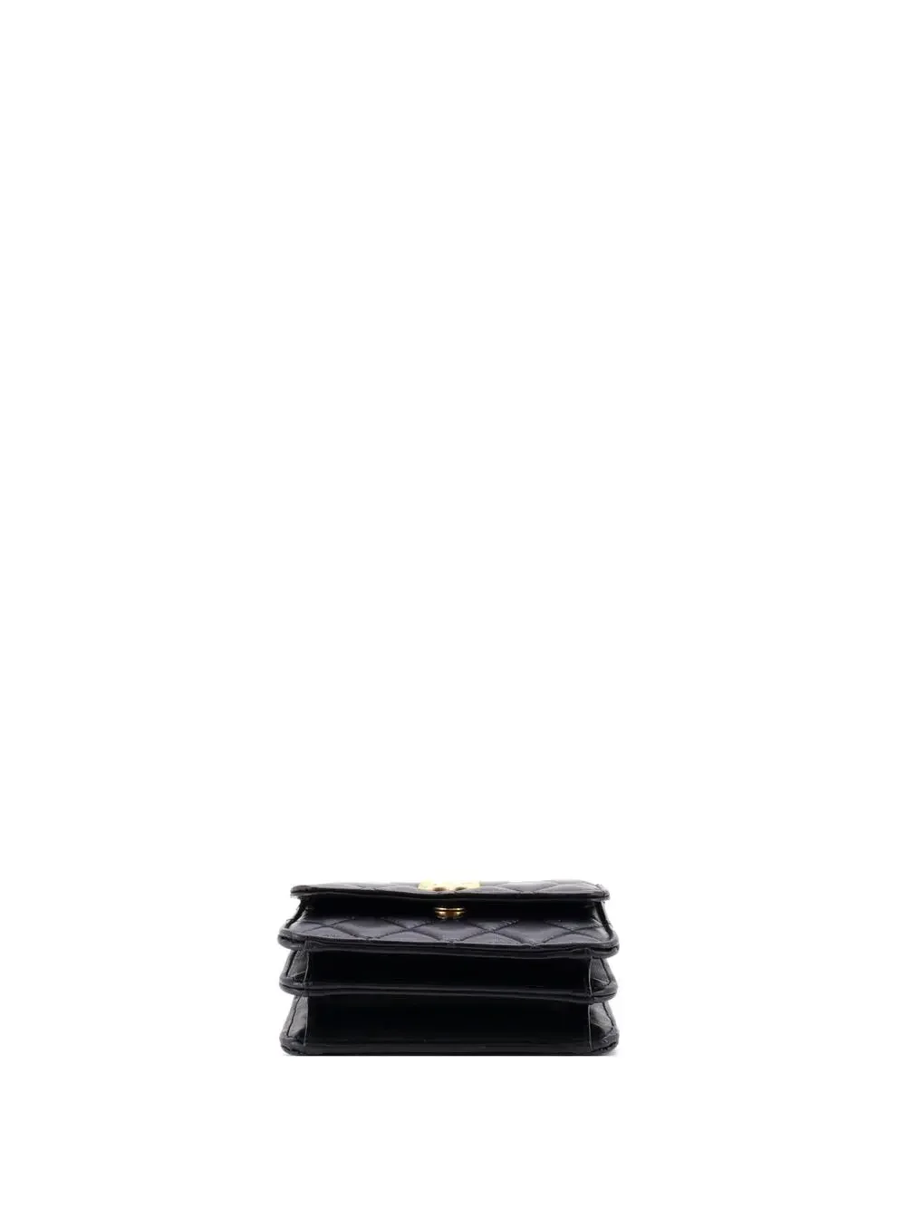 Chanel Woven Top Handle Cc Flap Clutch #259210C48B
